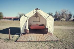 The type of accommodation I use at El Cosmico