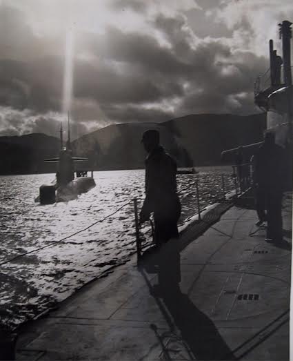 Sam Houston returning from patrol.