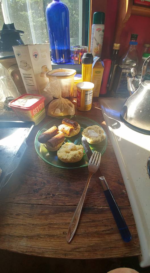 Georgia biscuit and sausage