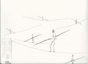 Walking High Wire
