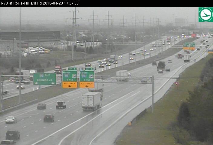 I 70 west of Columbus Ohio